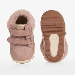 Mayoral-Розовые замшевые пинетки для девочек | Childrensalon Outlet