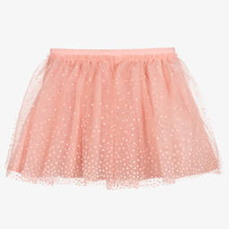 Mayoral-Girls Pink Tulle Dots Tutu Skirt | Childrensalon Outlet