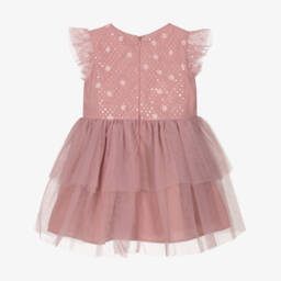 Mayoral-Girls Pink Tulle Sequin Delight | Childrensalon Outlet