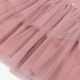 Mayoral-Girls Pink Tulle Sequin Delight | Childrensalon Outlet