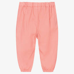 Mayoral-Розовые брюки из саржи для девочек | Childrensalon Outlet