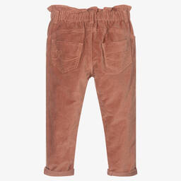 Mayoral-Girls Pink Velvet Trousers | Childrensalon Outlet