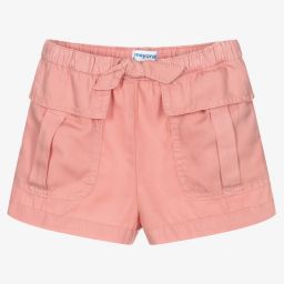 Mayoral-شورت ليوسيل لون زهري للبنات | Childrensalon Outlet