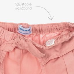 Mayoral-شورت ليوسيل لون زهري للبنات | Childrensalon Outlet