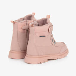 Mayoral-Girls Pink Waterproof Lace-Up Boots | Childrensalon Outlet