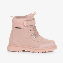 Mayoral-Girls Pink Waterproof Lace-Up Boots | Childrensalon Outlet