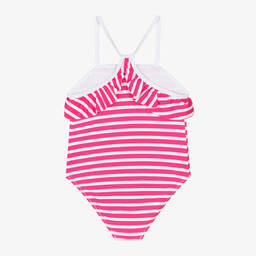 مايورال-مايّو مقلم لون زهري وأبيض للبنات | Childrensalon Outlet