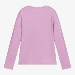 Mayoral-Girls Purple Cotton Top | Childrensalon Outlet