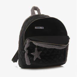 مايورال-حقيبة ظهر جلد صناعي لون أسود (28 سم) | Childrensalon Outlet