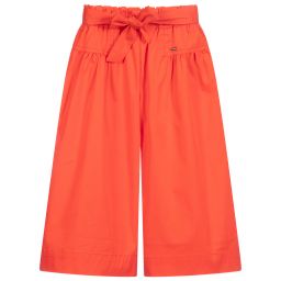 Mayoral-Girls Red Cotton Culottes | Childrensalon Outlet