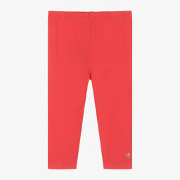 مايورال-ليغنغز قطن جيرسي لون أحمر للبنات | Childrensalon Outlet