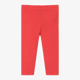 مايورال-ليغنغز قطن جيرسي لون أحمر للبنات | Childrensalon Outlet