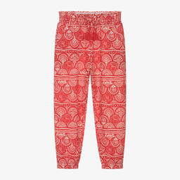 Mayoral-بنطلون قطن لون أحمر للبنات | Childrensalon Outlet