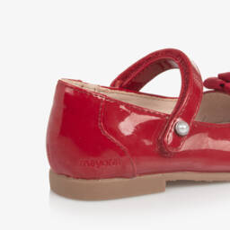 مايورال-حذاء جلد صناعي لامع لون أحمر للبنات | Childrensalon Outlet