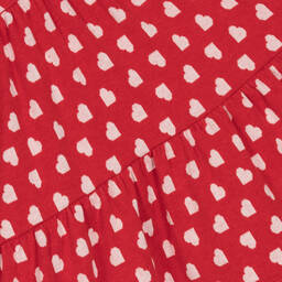 Mayoral-Girls Red Heart Dress & Bag Set | Childrensalon Outlet