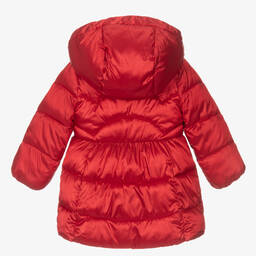 Mayoral-Girls Red Puffer Coat | Childrensalon Outlet
