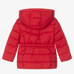 مايورال-معطف بافر لون أحمر للبنات | Childrensalon Outlet