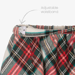 Mayoral-Girls Red Tartan Skirt Set | Childrensalon Outlet