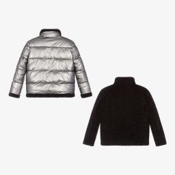 Mayoral-Girls Reversible Jacket  | Childrensalon Outlet