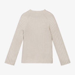 مايورال-توب بياقة عالية لون بيج للبنات | Childrensalon Outlet