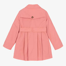 Mayoral-Girls Rose Pink Trench Coat | Childrensalon Outlet