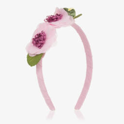 Mayoral-Girls Rosy Blossom Headband | Childrensalon Outlet