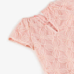 Mayoral-Girls Rosy Blossom Tulle Gown | Childrensalon Outlet