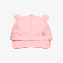 Mayoral-Шапка с ушками розовая для девочек | Childrensalon Outlet