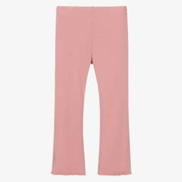 Mayoral-Girls Rosy Ribbed Cotton Trousers | Childrensalon Outlet