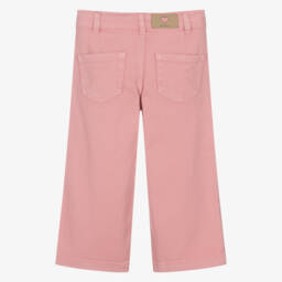 Mayoral-Джинсы с широкими штанинами розовые для девочек | Childrensalon Outlet