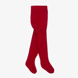 Mayoral-Girls Scarlet Cotton Blend Tights | Childrensalon Outlet