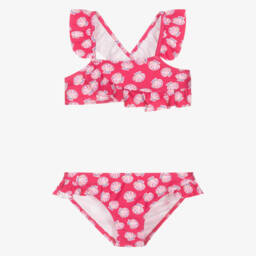 Mayoral-Girls Seashell Patterned Pink Bikini | Childrensalon Outlet