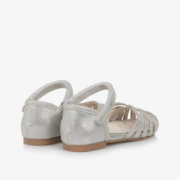 Mayoral-Girls Shimmer Faux Leather Sandals | Childrensalon Outlet