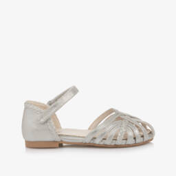 Mayoral-Girls Shimmer Faux Leather Sandals | Childrensalon Outlet