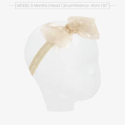 Mayoral Newborn-Girls Shimmering Bow Hair Accessory Duo | Childrensalon Outlet
