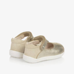 مايورال-أحذية مشي ذهبية لامعة للبنات | Childrensalon Outlet