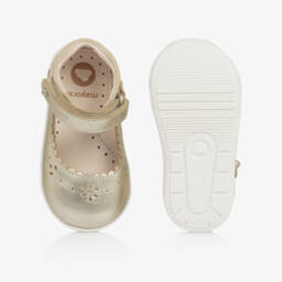 مايورال-أحذية مشي ذهبية لامعة للبنات | Childrensalon Outlet