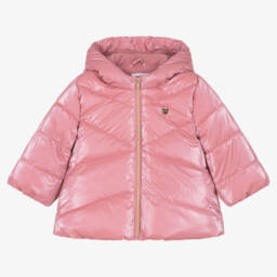 Mayoral-Розовый пуховик для девочек | Childrensalon Outlet