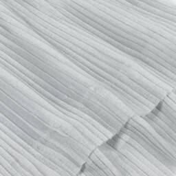 Mayoral-Girls Shimmering Silver Pleated Frock | Childrensalon Outlet