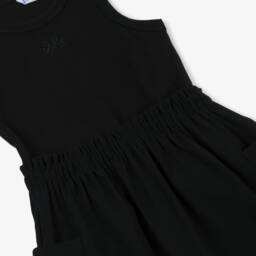 Mayoral-Girls Sleek Black Utility Dress | Childrensalon Outlet