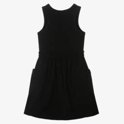 Mayoral-Girls Sleek Black Utility Dress | Childrensalon Outlet