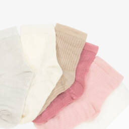 Mayoral Newborn-Girls Soft Eco-Friendly Sock Set | Childrensalon Outlet