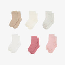 Mayoral Newborn-Girls Soft Eco-Friendly Sock Set | Childrensalon Outlet