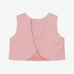Mayoral-Girls Soft Pink Ruffle Blouse | Childrensalon Outlet