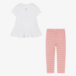Mayoral-Наряд для девочек мягкий розовый и белый | Childrensalon Outlet