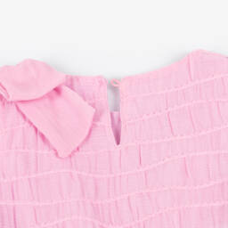 Mayoral-Girls Soft Rose Chiffon Frock | Childrensalon Outlet