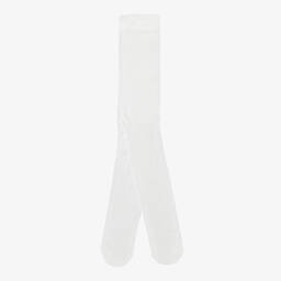Mayoral-Мягкие белые колготки в горошек для девочек | Childrensalon Outlet