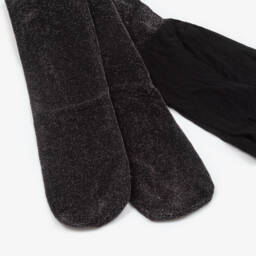 Mayoral-Черные колготки с люрексом для девочек | Childrensalon Outlet