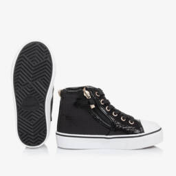 Mayoral-Girls Sparkly Black High-Tops | Childrensalon Outlet