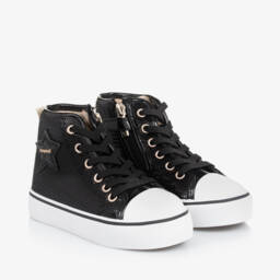 Mayoral-Girls Sparkly Black High-Tops | Childrensalon Outlet